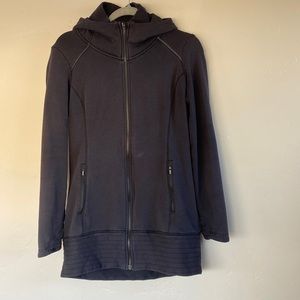Athleta black hoodie jacket size S